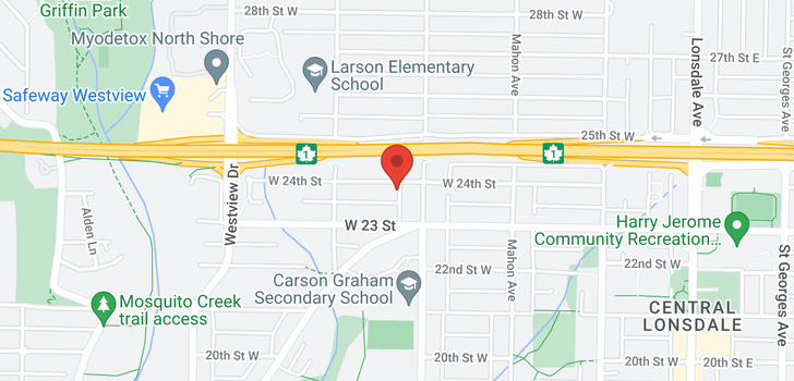 map of 417 W 24TH STREET